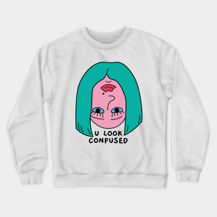 Confused lady meme Crewneck Sweatshirt